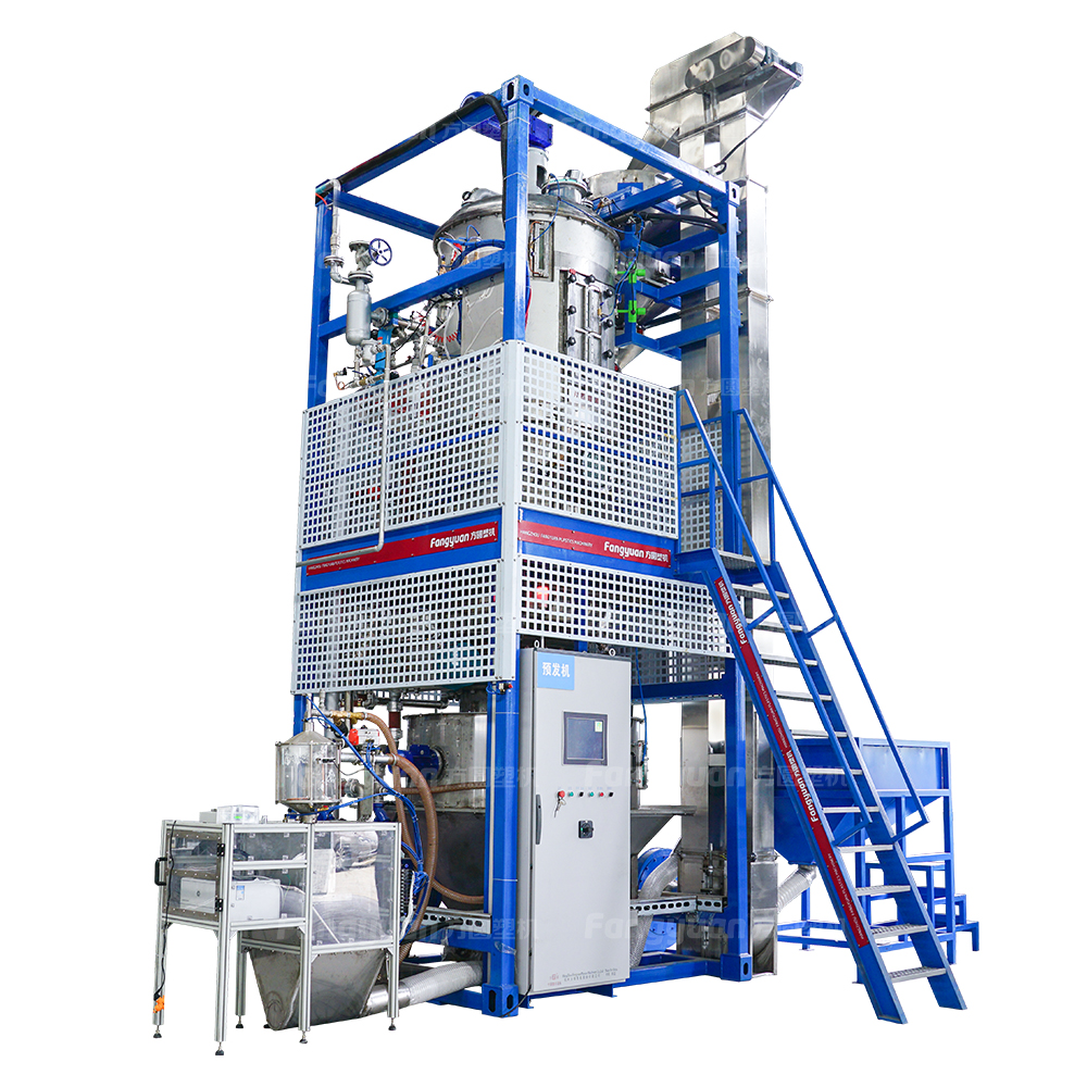 EPS expandable polystyrene pre expander foaming machine with vacuum
